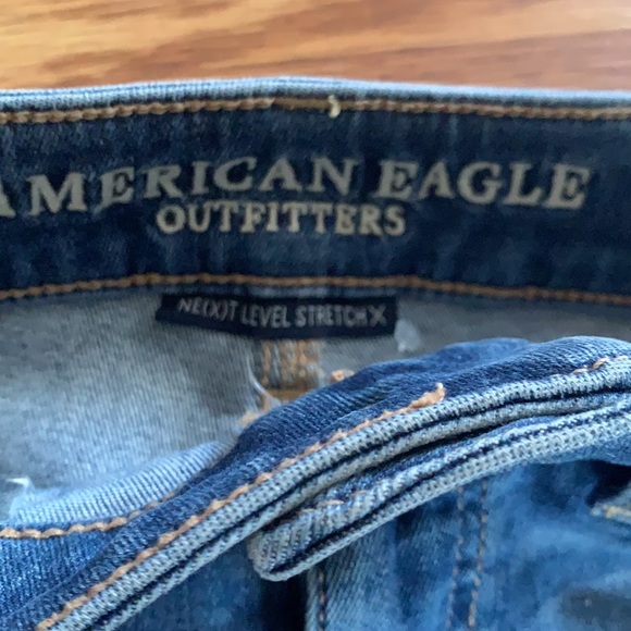 American eagle blue jean shorts size 4 - Picture 4 of 7